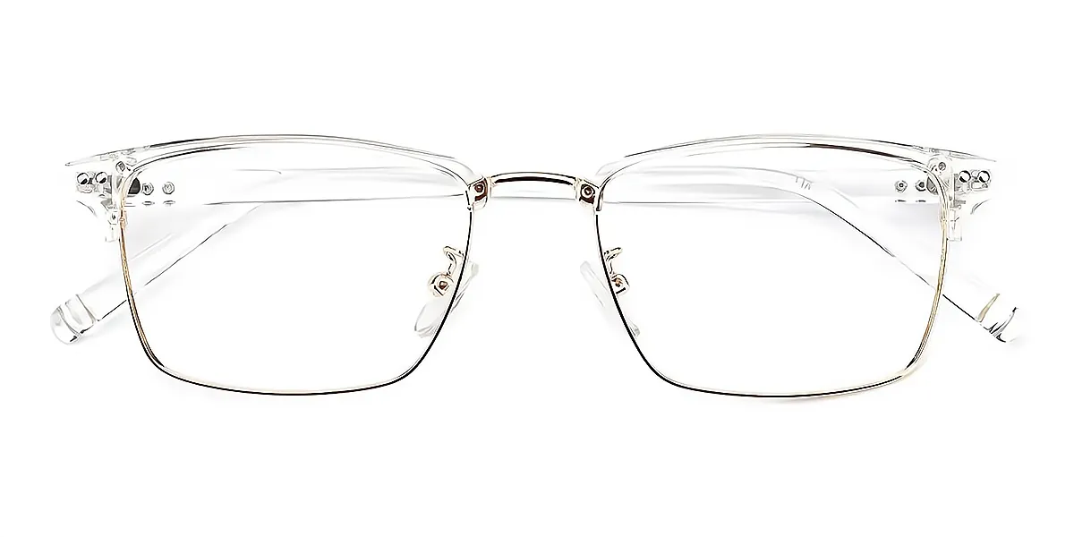 Clear Rectangle Classic TR90 Eyeglasses