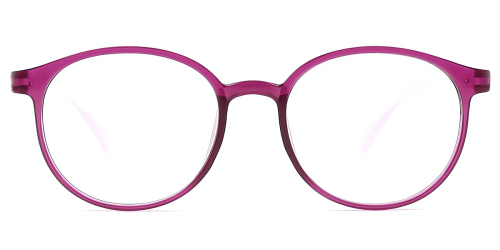 Oval Chic Plastic Eyeglasses