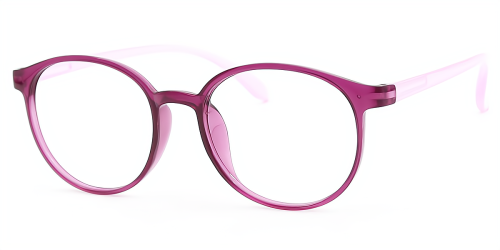 Oval Chic Plastic Eyeglasses