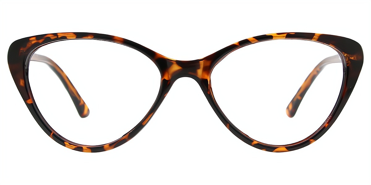 Tortoise Cat Eye Simple TR90 Eyeglasses