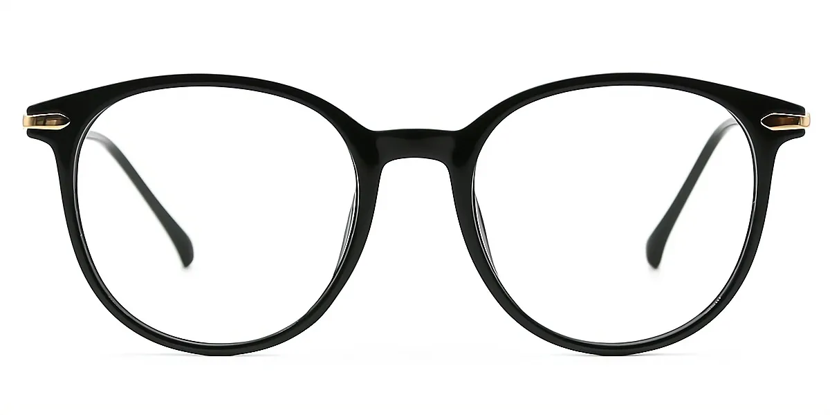 Black Oval Classic TR90 Eyeglasses