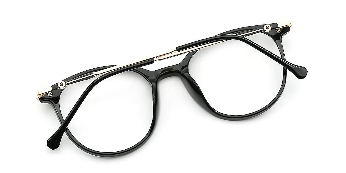 Black Oval Classic TR90 Eyeglasses
