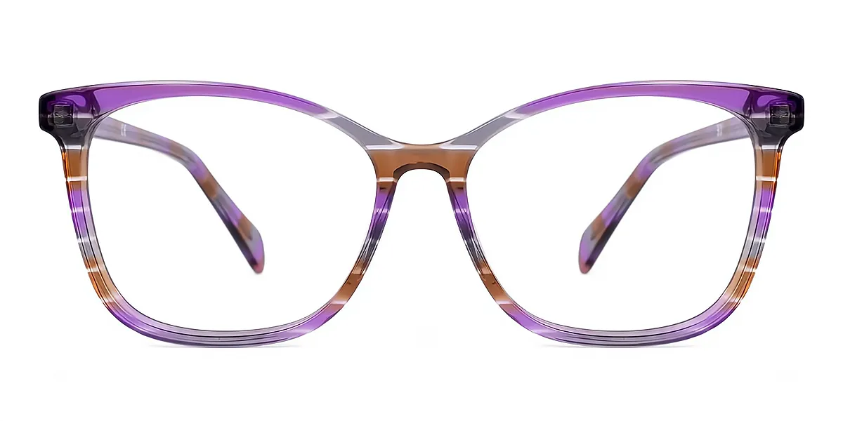 Purple Butterfly Modish Horn Acetate Eyeglasses