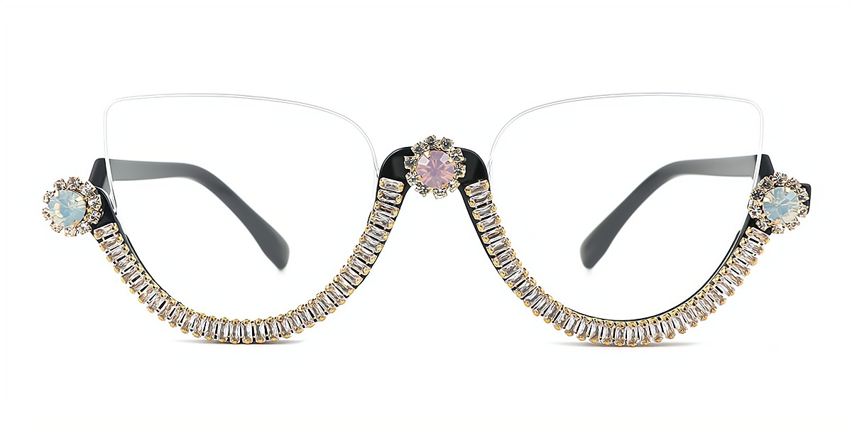Black Cat Eye Modish Exquisite Plastic Eyeglasses