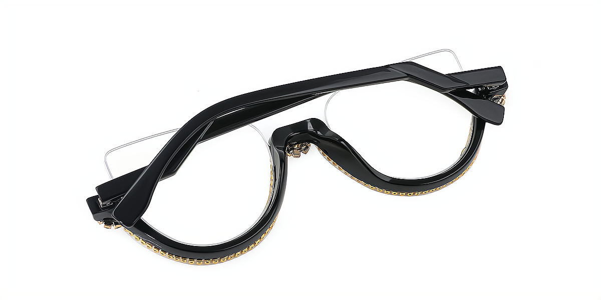 Black Cat Eye Modish Exquisite Plastic Eyeglasses