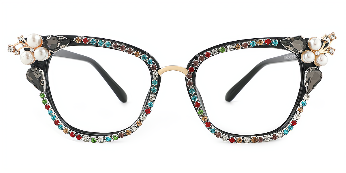 Black Cat Eye Sophisticated TR90 Eyeglasses