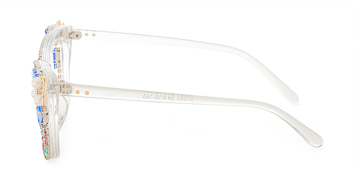 Clear Cat Eye Sophisticated TR90 Eyeglasses