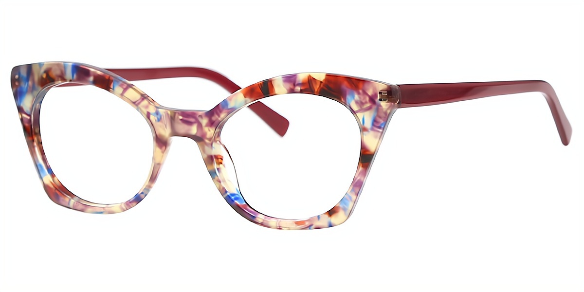 Mix Butterfly Geek-Chic Acetate Eyeglasses