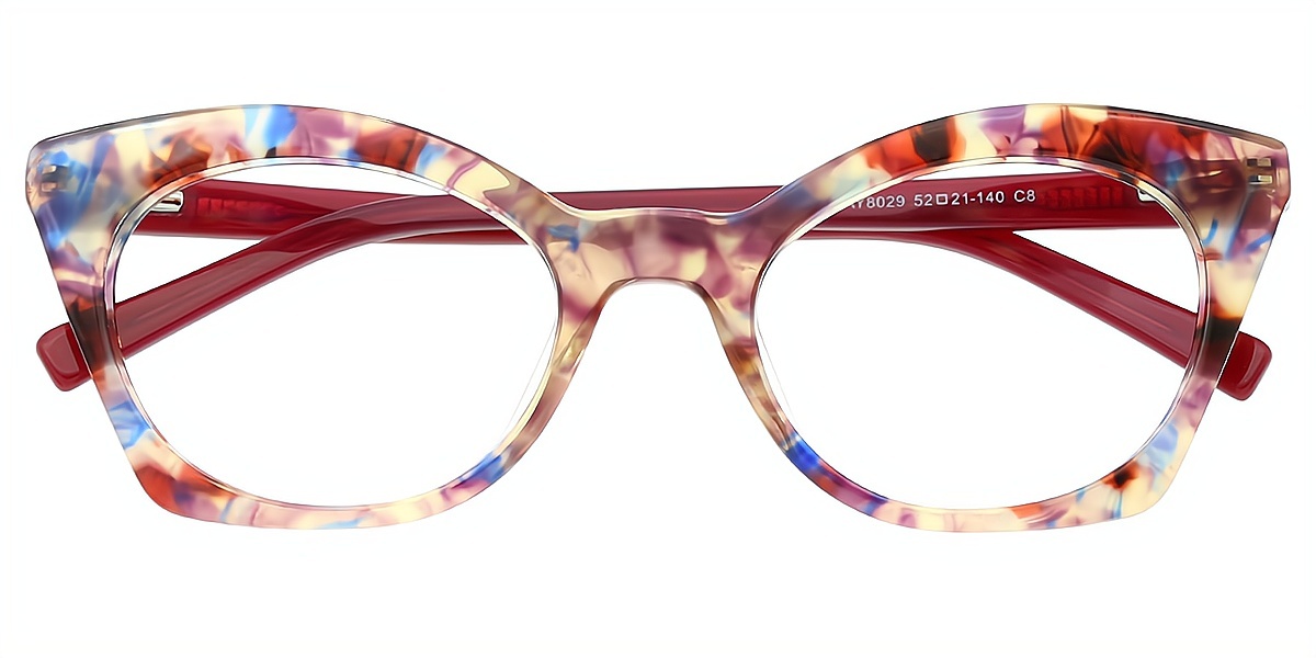 Mix Butterfly Geek-Chic Acetate Eyeglasses