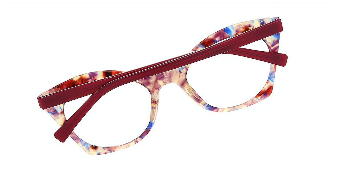 Mix Butterfly Geek-Chic Acetate Eyeglasses