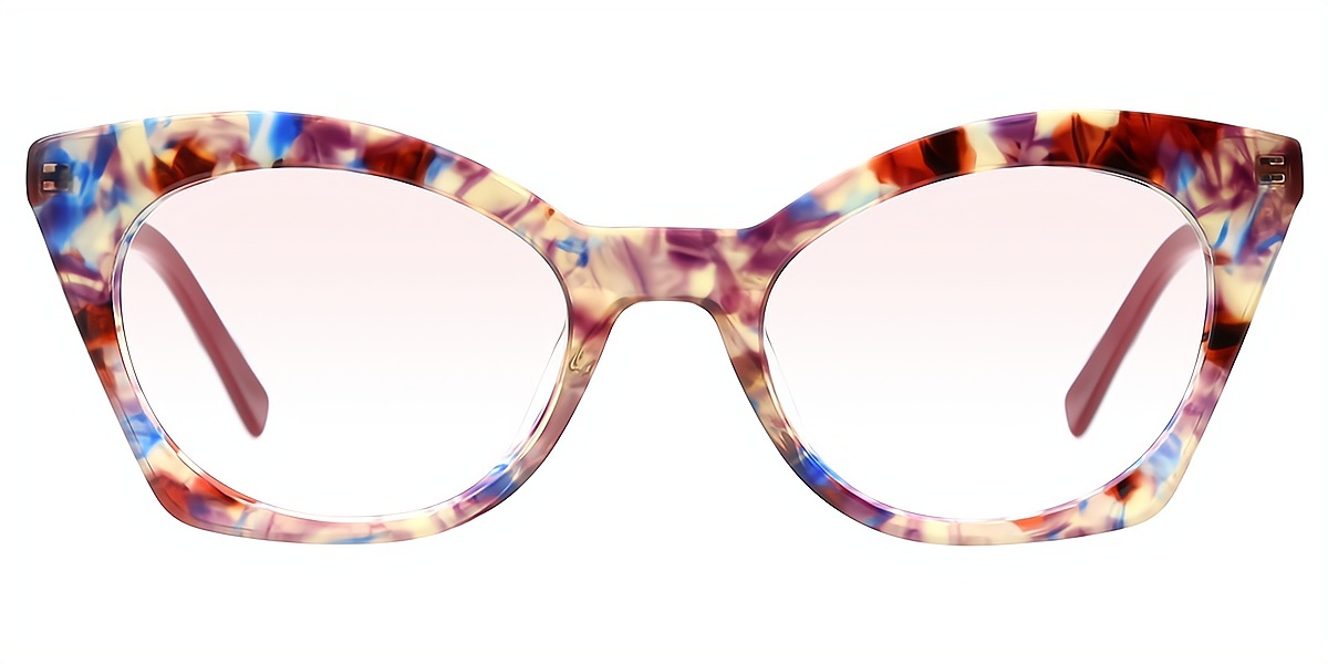 Mix Butterfly Geek-Chic Acetate Eyeglasses