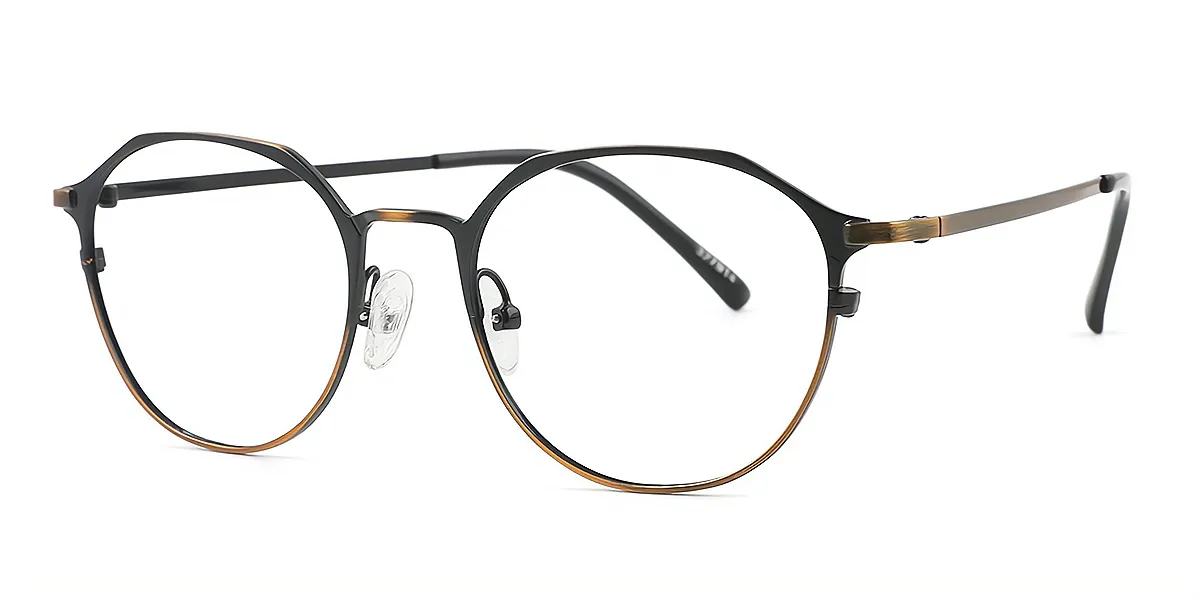 Black Oval Classic TR90 Eyeglasses