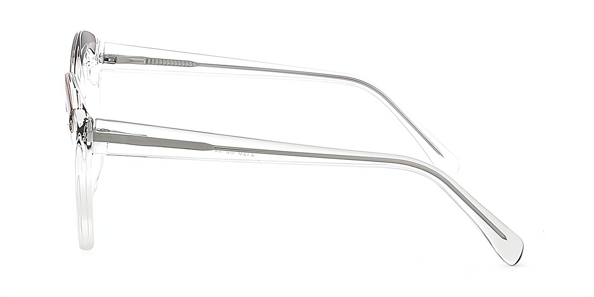 Clear Cat Eye Unique Horn TR90 Eyeglasses