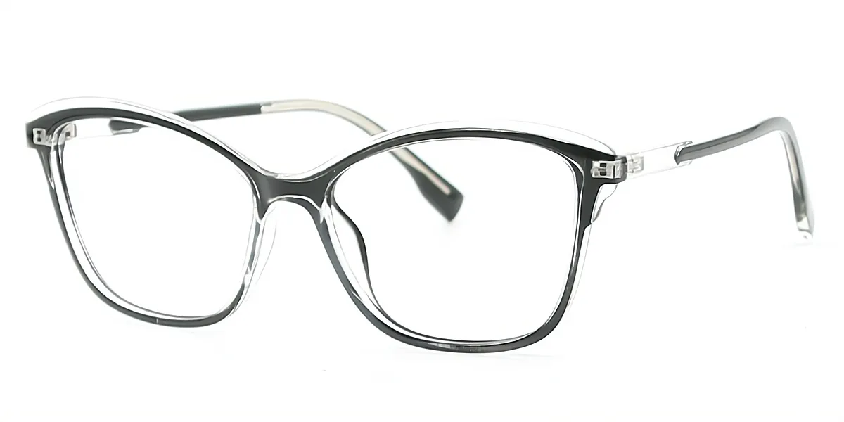Black Cat Eye Simple TR90 Eyeglasses