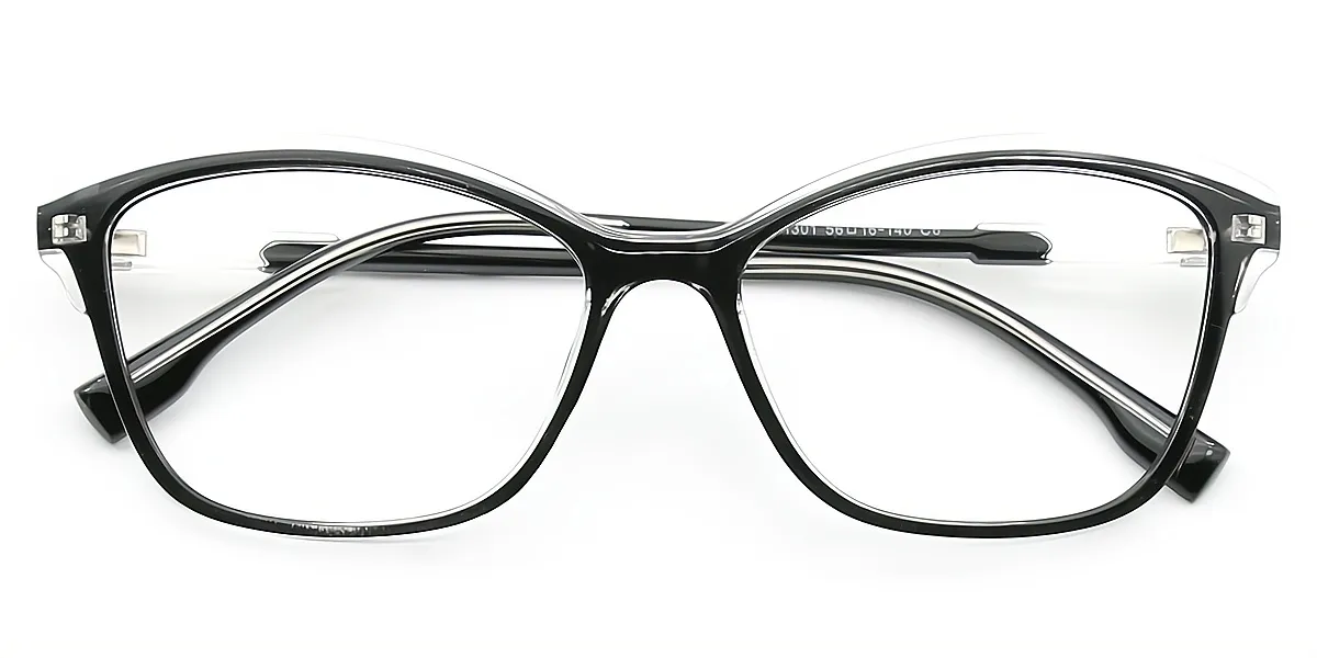 Black Cat Eye Simple TR90 Eyeglasses