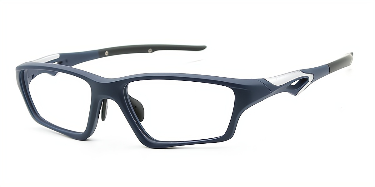 Blue Geometric Unique TR90 Eyeglasses