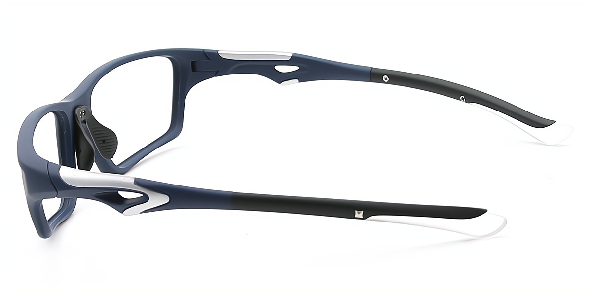 Blue Geometric Unique TR90 Eyeglasses