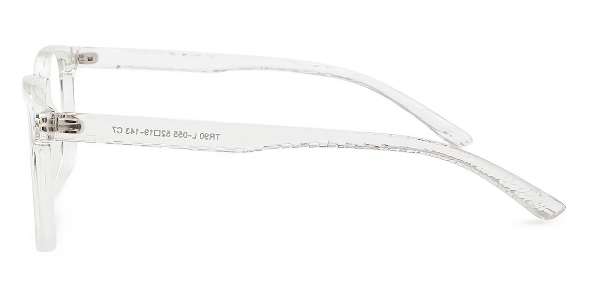Clear Square Classic TR90 Eyeglasses