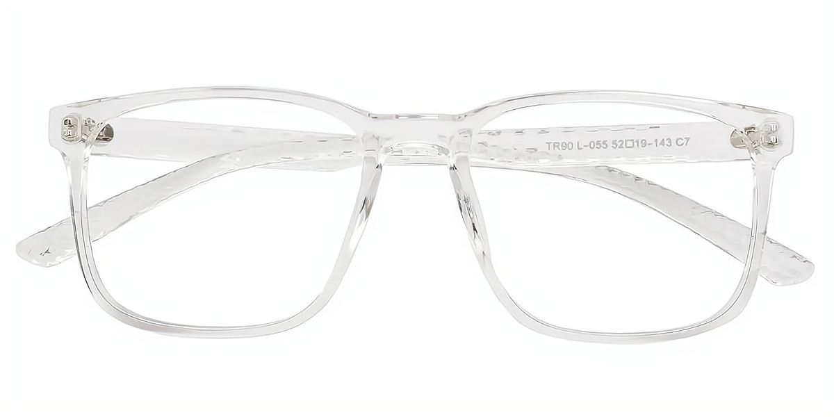 Clear Square Classic TR90 Eyeglasses