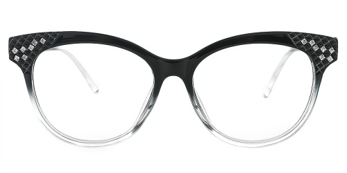 Blue Oval Gorgeous Full-rim Tr90 Large Glasses