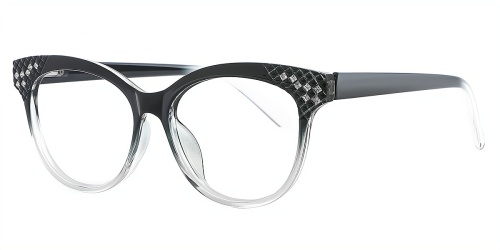 Blue Oval Gorgeous Full-rim Tr90 Large Glasses