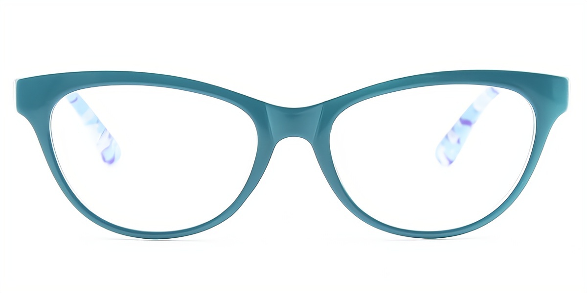 Blue Cat Eye Classic Horn TR90 Eyeglasses