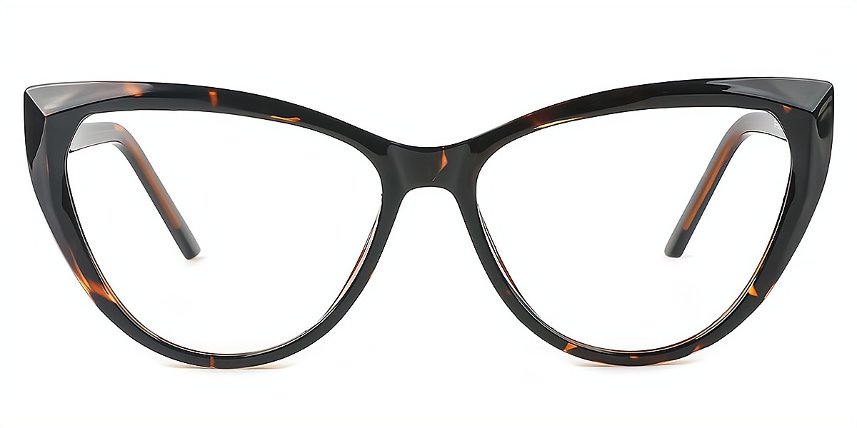 Tortoise Cat Eye Exquisite Modish TR90 Eyeglasses