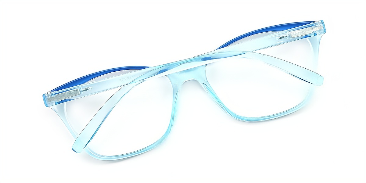 Blue Cat Eye Modish Plastic Eyeglasses