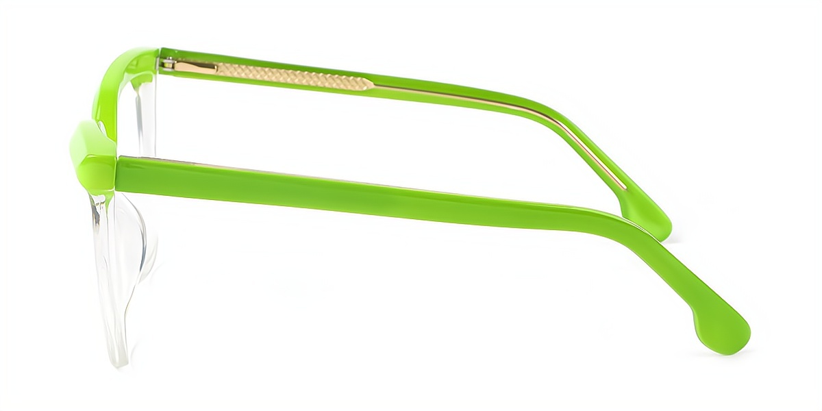 Green Cat Eye Modish TR90 Eyeglasses
