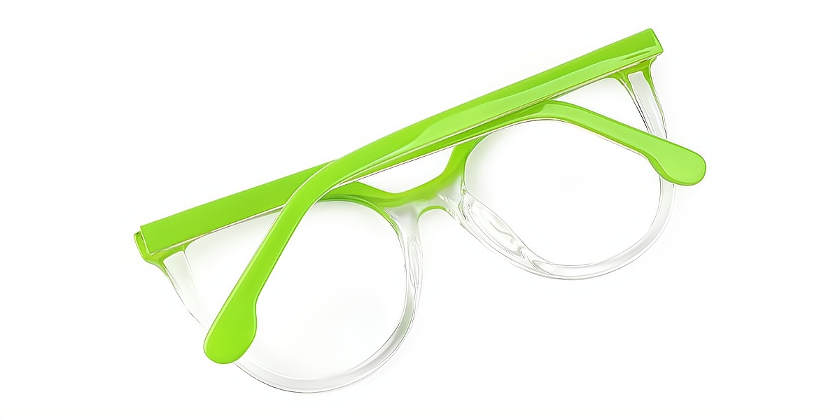 Green Cat Eye Modish TR90 Eyeglasses