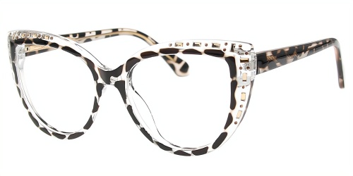 Cateye Classic Full-rim Tr90 Large Glasses