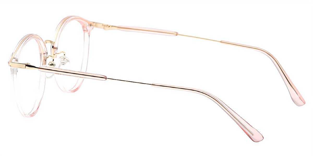 Pink Oval Geek-Chic TR90 Eyeglasses