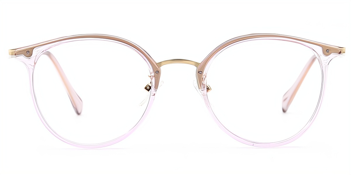 Purple Oval Geek-Chic TR90 Eyeglasses