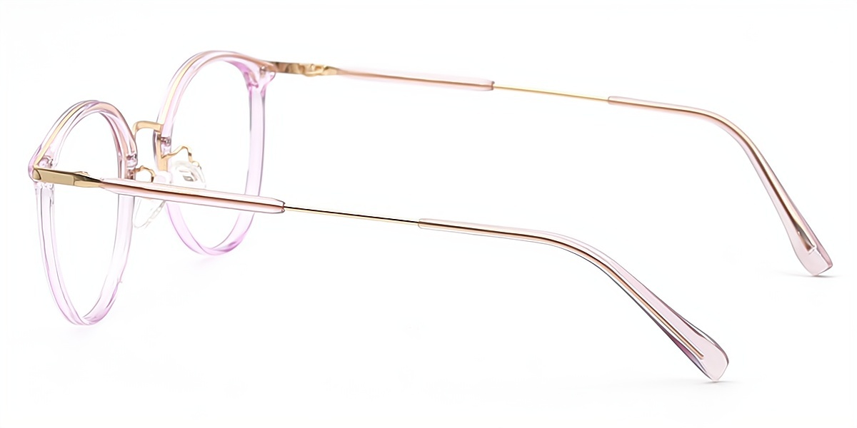 Purple Oval Geek-Chic TR90 Eyeglasses