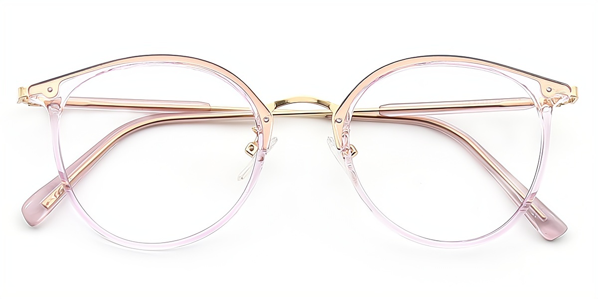 Purple Oval Geek-Chic TR90 Eyeglasses