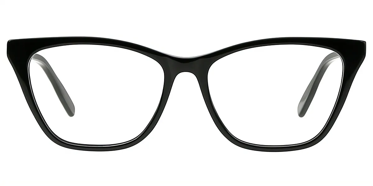 Black Cat Eye Hipster TR90 Eyeglasses