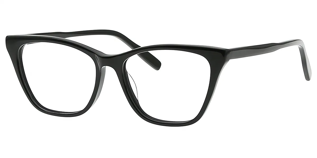 Black Cat Eye Hipster TR90 Eyeglasses