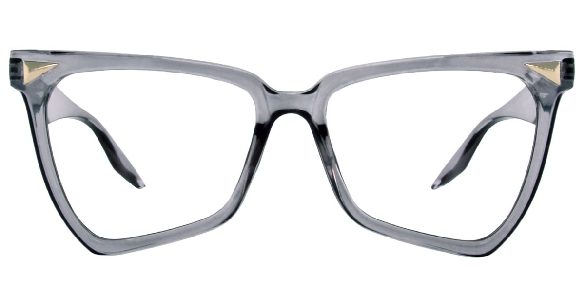 Gray Butterfly Chic Plastic Eyeglasses