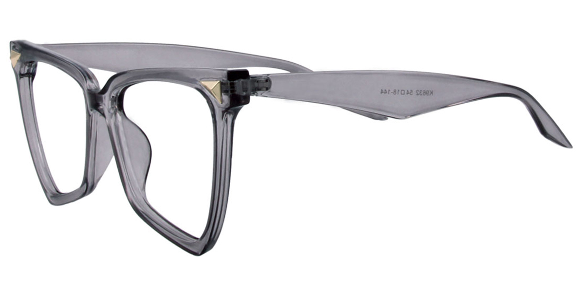 Gray Butterfly Chic Plastic Eyeglasses
