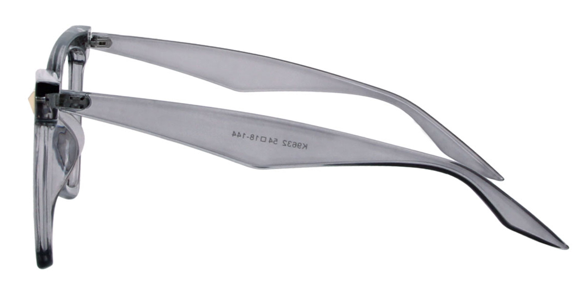 Gray Butterfly Chic Plastic Eyeglasses