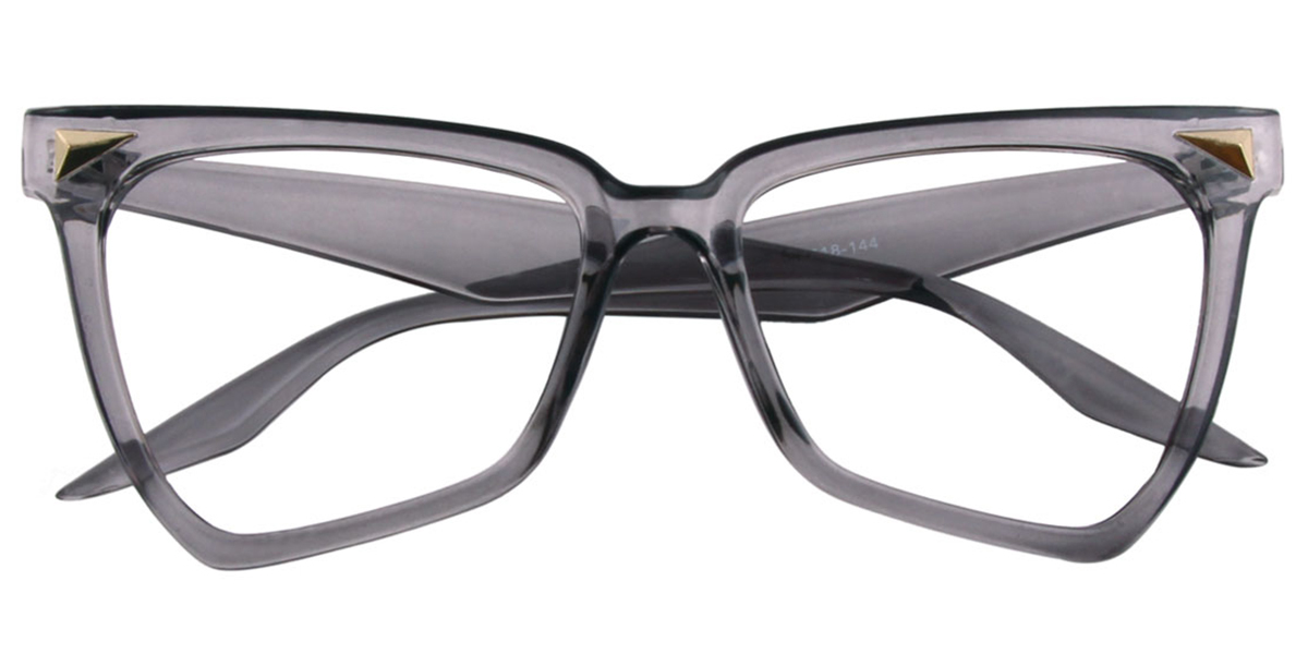 Gray Butterfly Chic Plastic Eyeglasses