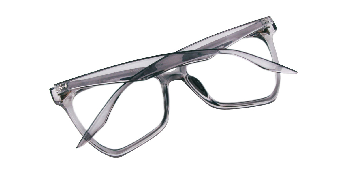 Gray Butterfly Chic Plastic Eyeglasses
