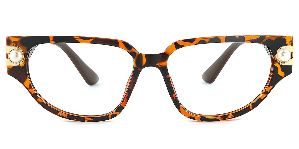 Tortoise Cat Eye Exquisite Plastic Eyeglasses