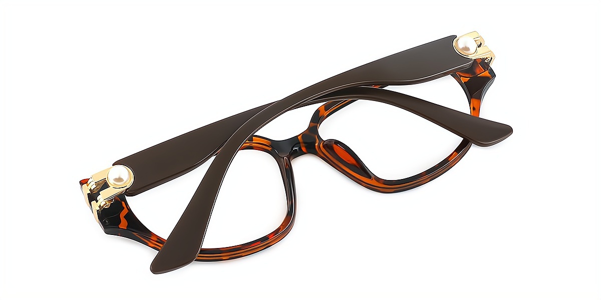 Tortoise Cat Eye Exquisite Plastic Eyeglasses