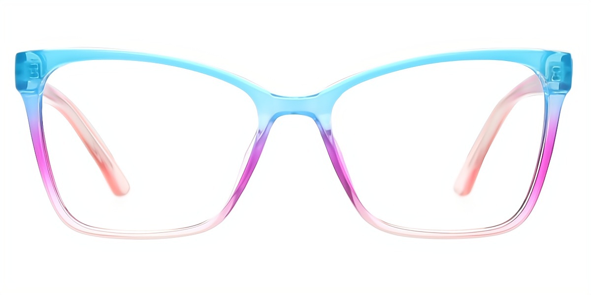 Blue Butterfly Modish Plastic Eyeglasses