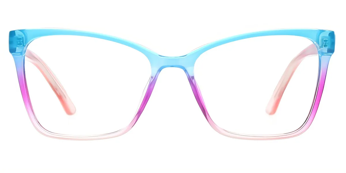 Blue Butterfly Modish Plastic Eyeglasses