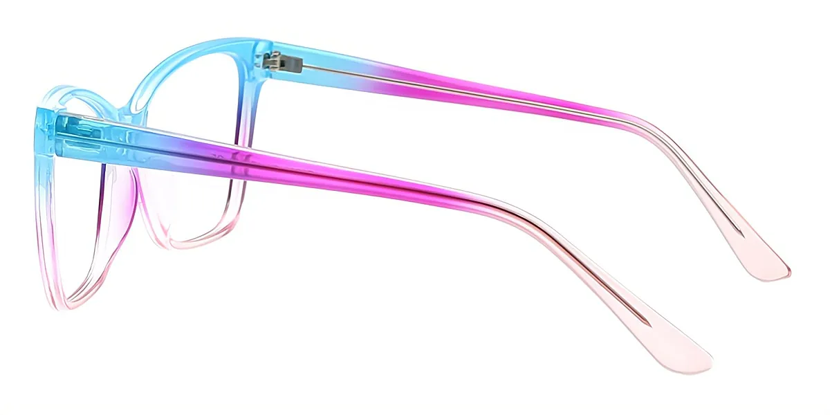 Blue Butterfly Modish Plastic Eyeglasses