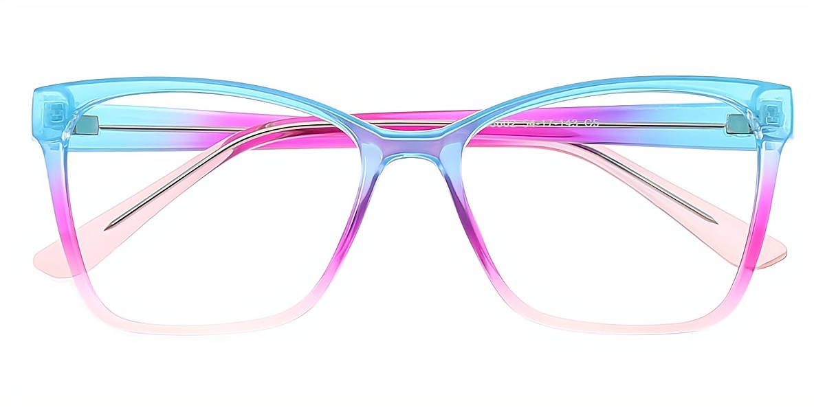 Blue Butterfly Modish Plastic Eyeglasses