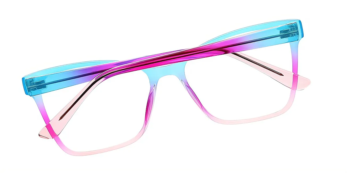 Blue Butterfly Modish Plastic Eyeglasses