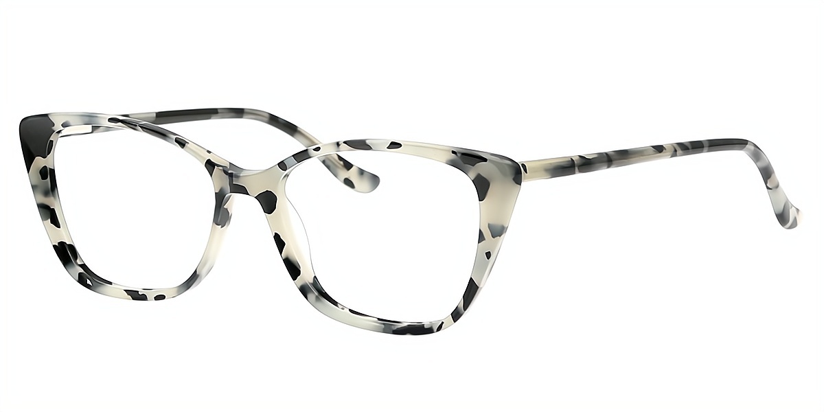 Tortoise Cat Eye Ornate Board Eyeglasses